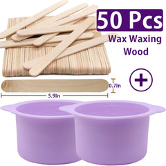 LEISENOR silicone wax bowl with anti-scald handle for safe removal