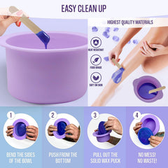 LEISENOR 50-piece waxing sticks for precise stirring and mixing