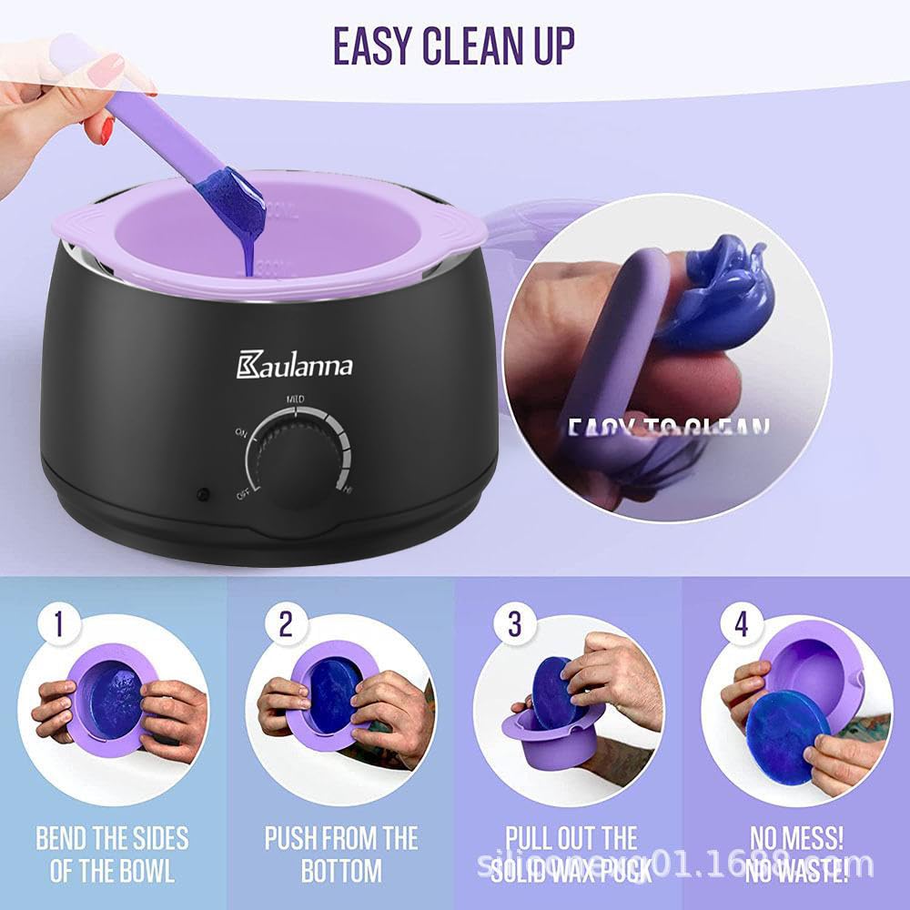 Leisenor fits standard 14 oz wax warmers for quick setup