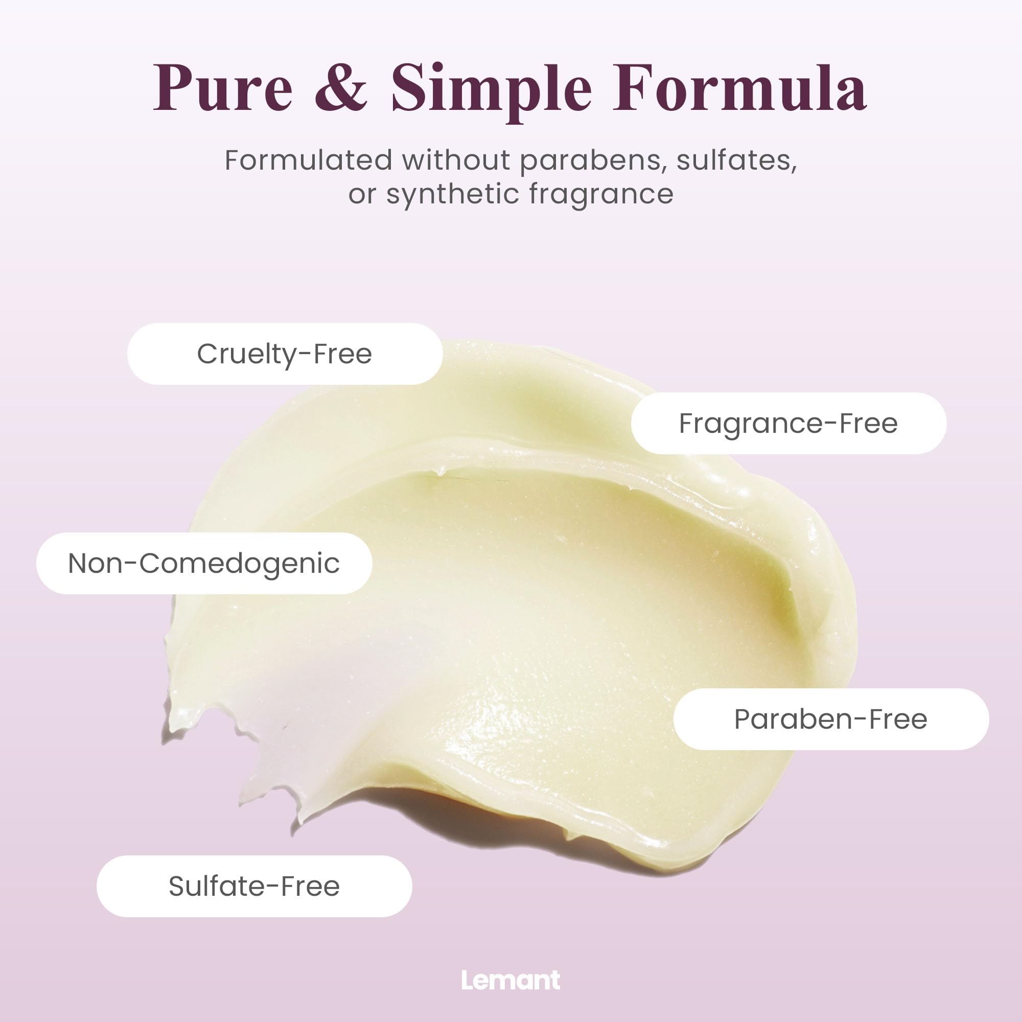 Lemant textura semi-firme balsamo: se funde y se absorbe