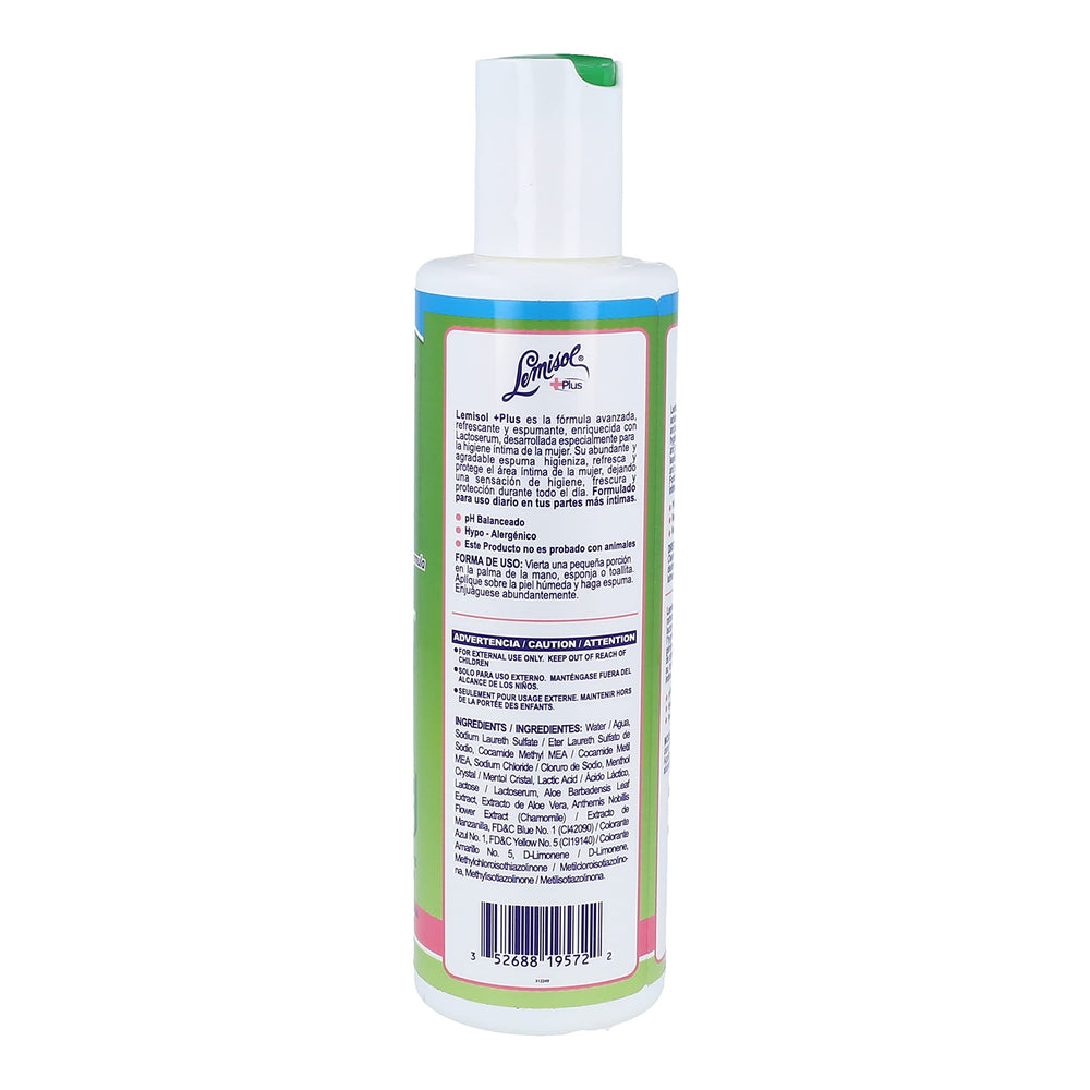 Lemisol Gentle Daily Cleanser foam lather closeup highlights gentle cleansing for sensitive skin.