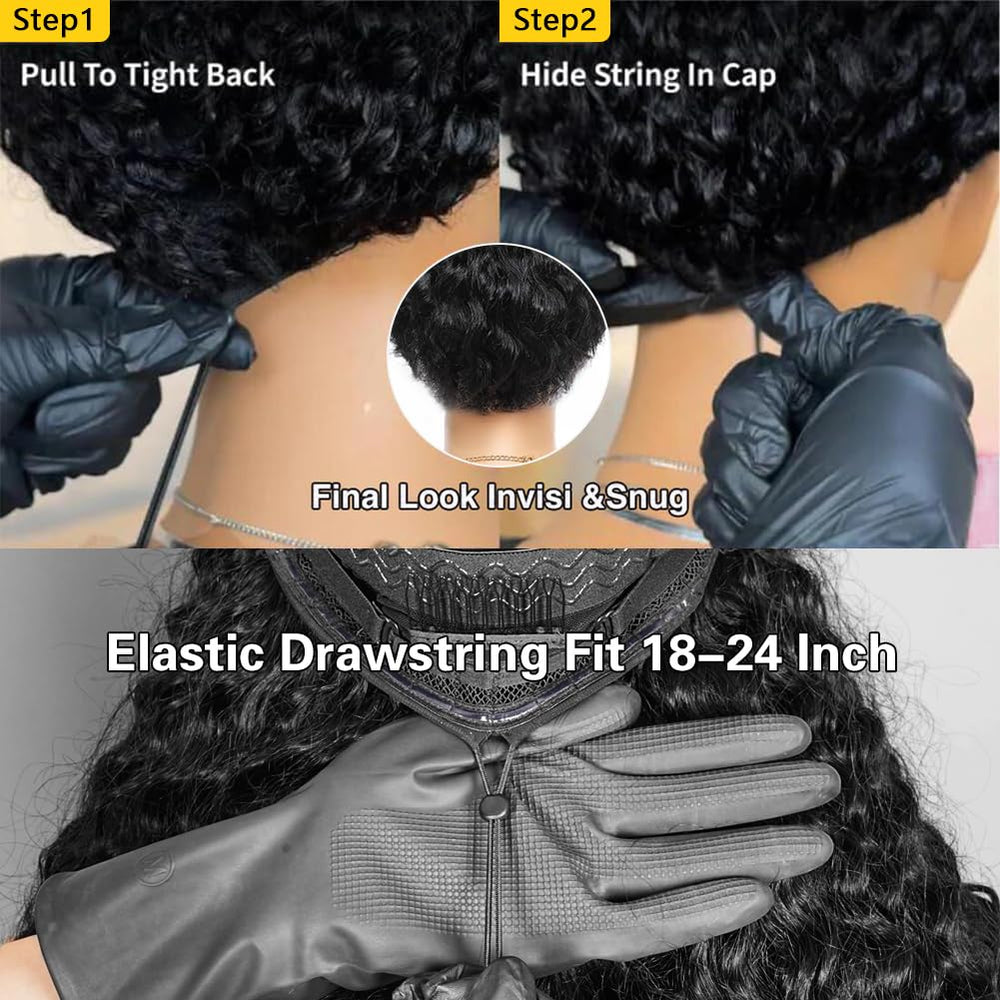 Lemiva 7x5 HD lace close-up highlighting seamless scalp blend