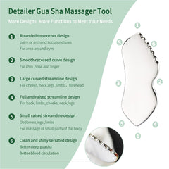 LeMeeOly detallador de gua sha para zonas faciales.