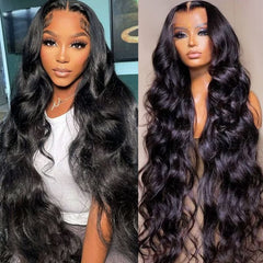 Lemoda full 13x6 lace front wig with breathable cap for comfortable wear.