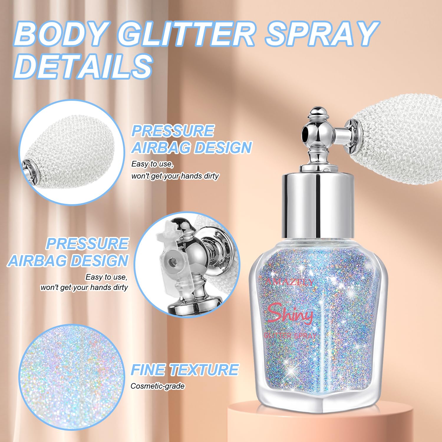 LemonSac Glint-Rainbow shoulders glow with long-lasting, non-greasy finish.