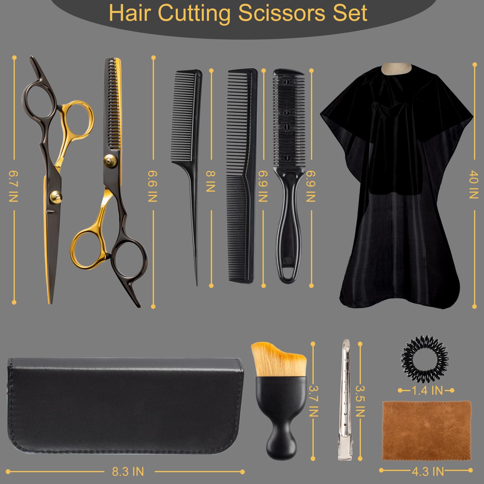 Lengnoyp barber cape protecting clothes during DIY cuts