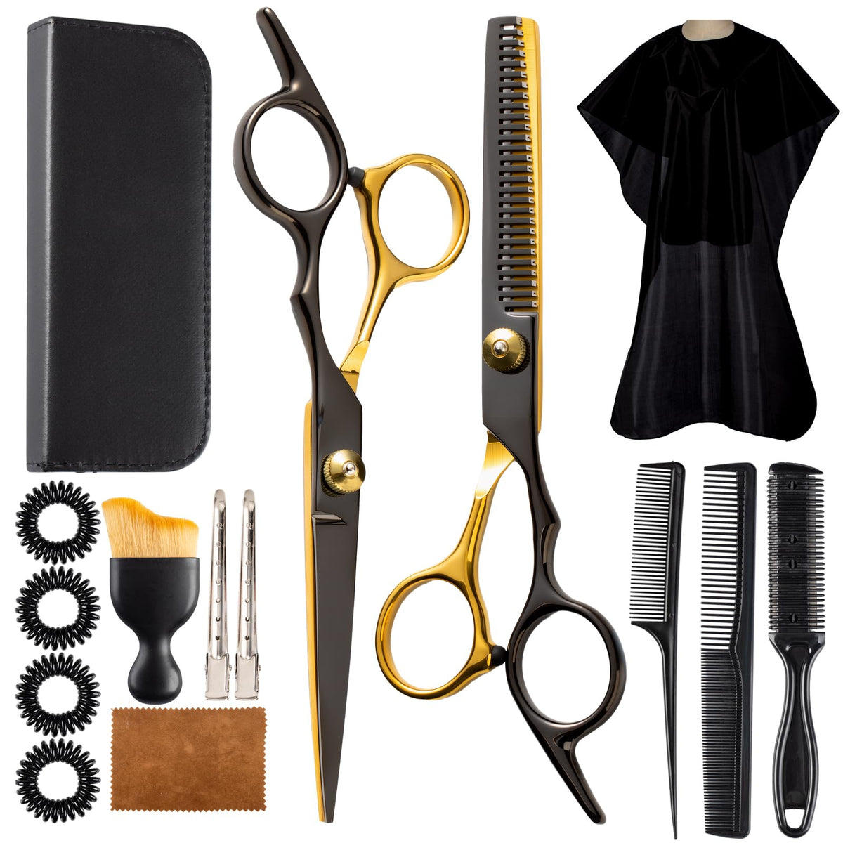 Lengnoyp hair cutting kit unboxing view showing complete at-home trim set