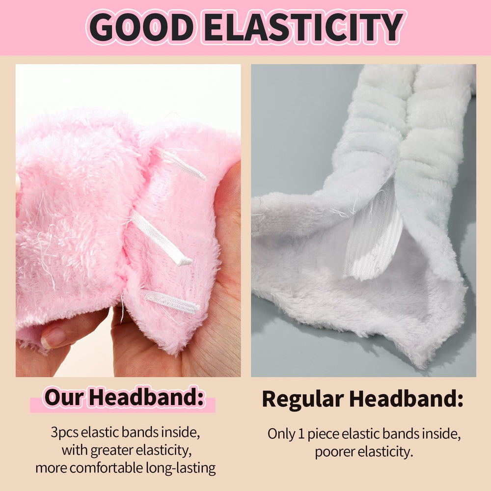 LEOBRO velvet hair scrunchies in creamy white reduce tension and breakage.