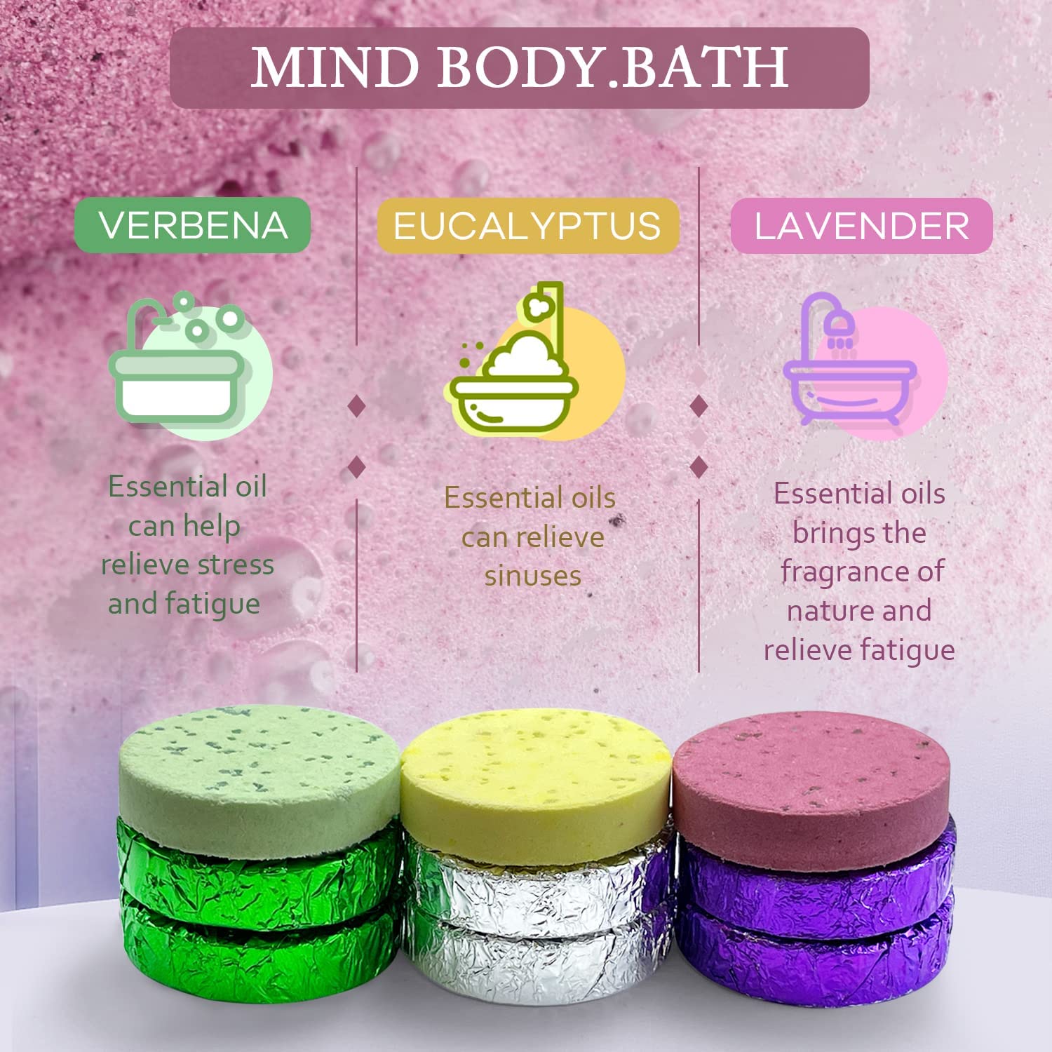 Leoce verbena: bomba de ducha aromática para revitalizar la rutina diaria.