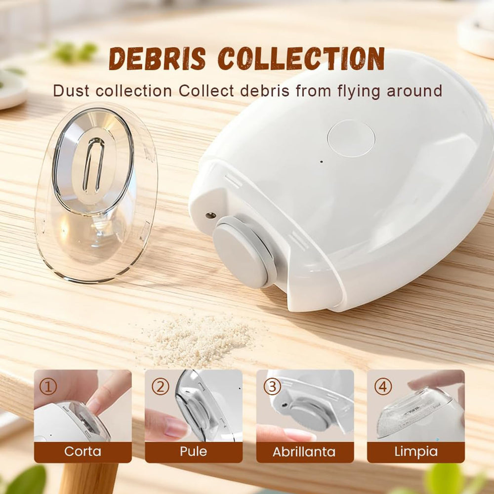 Leocfy 360° silent operation nail cutter for quiet grooming sessions.