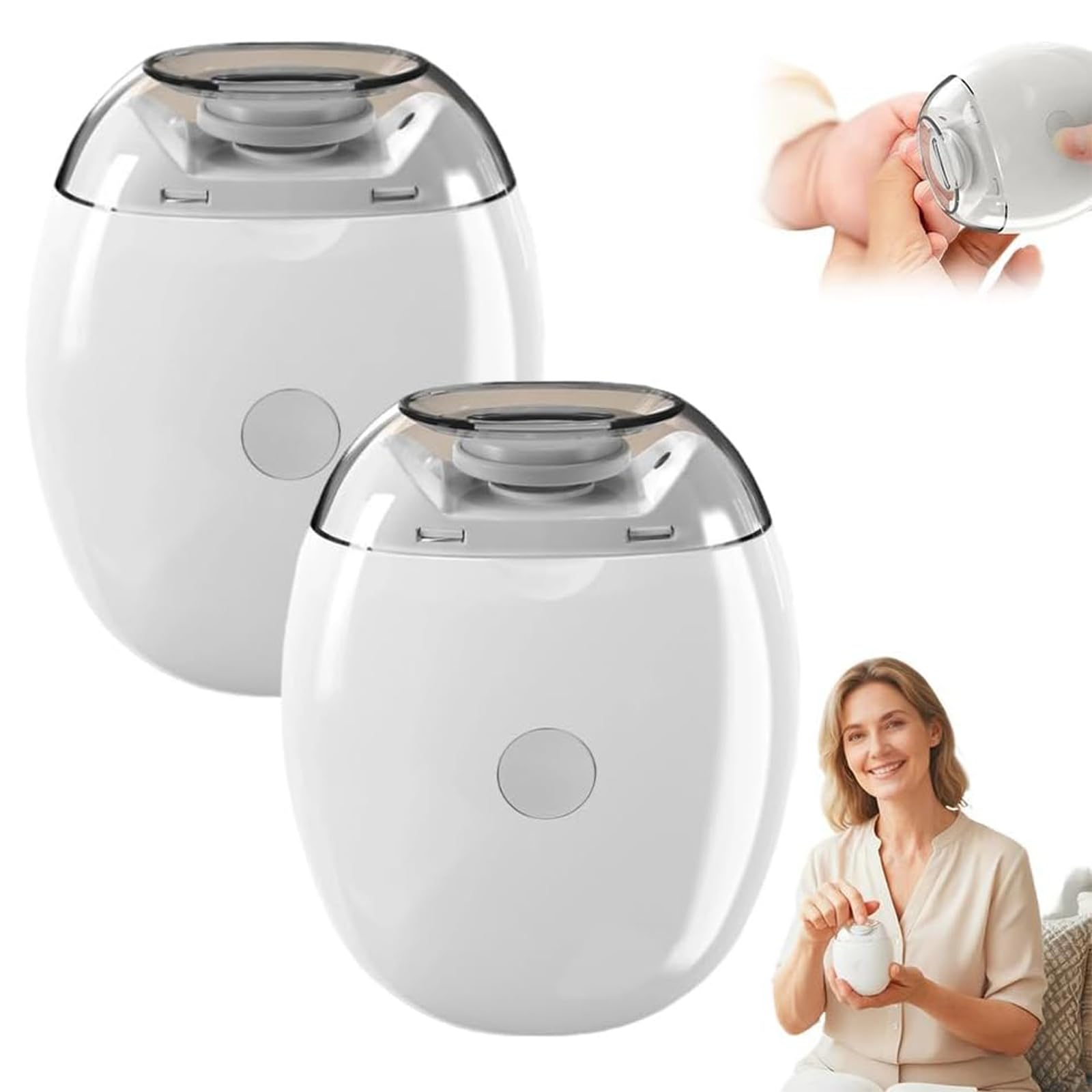 Leocfy universal fingernail grinder with LED light for precise trimming.