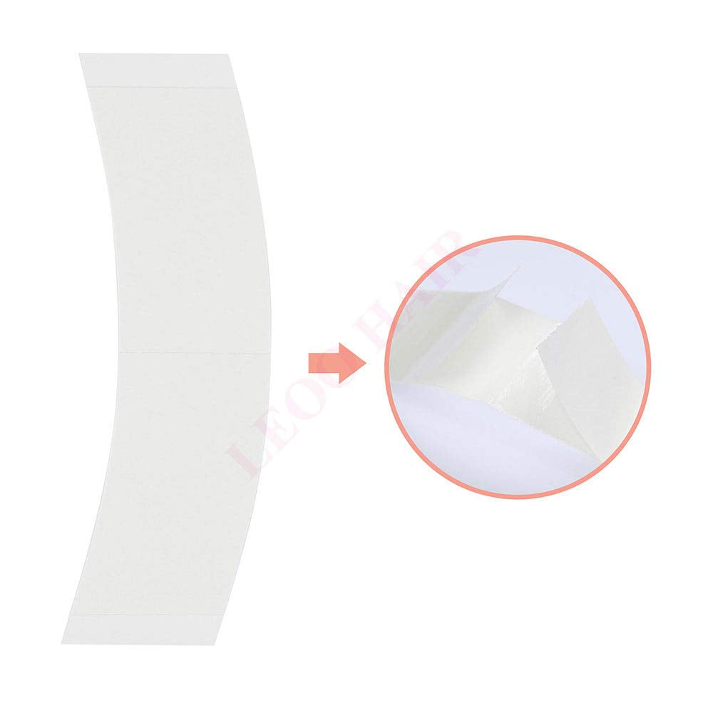 LEOO HAIR Ultra Hold tape urethane carrier close-up for comfort.