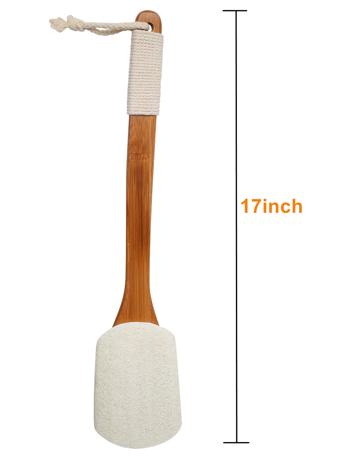 Leotruny lufa natural exfoliante deja la piel suave tras la ducha.