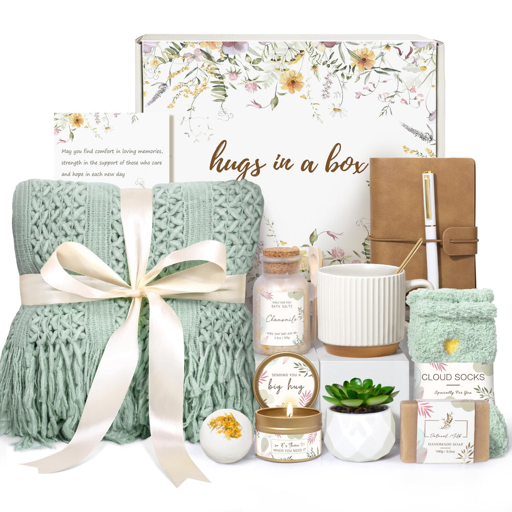 Lepiche self-care gift set blanket for warm relaxation at home