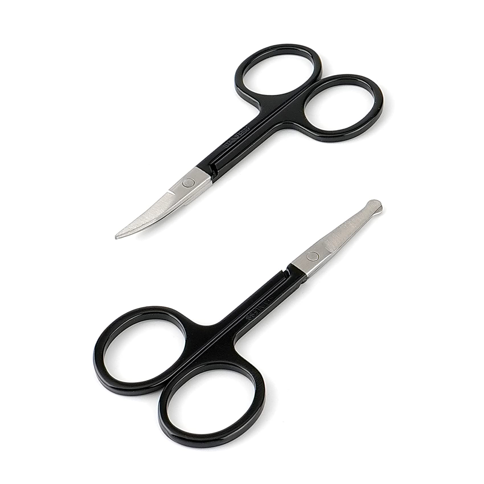 LePinko facial-hair scissors with compact design for precise trimming on the go