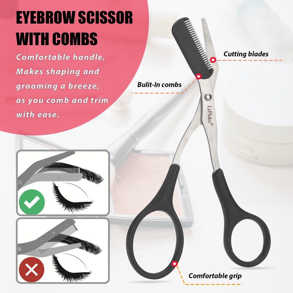 LePinko flat-tweezers close-up, ideal for precise hair removal