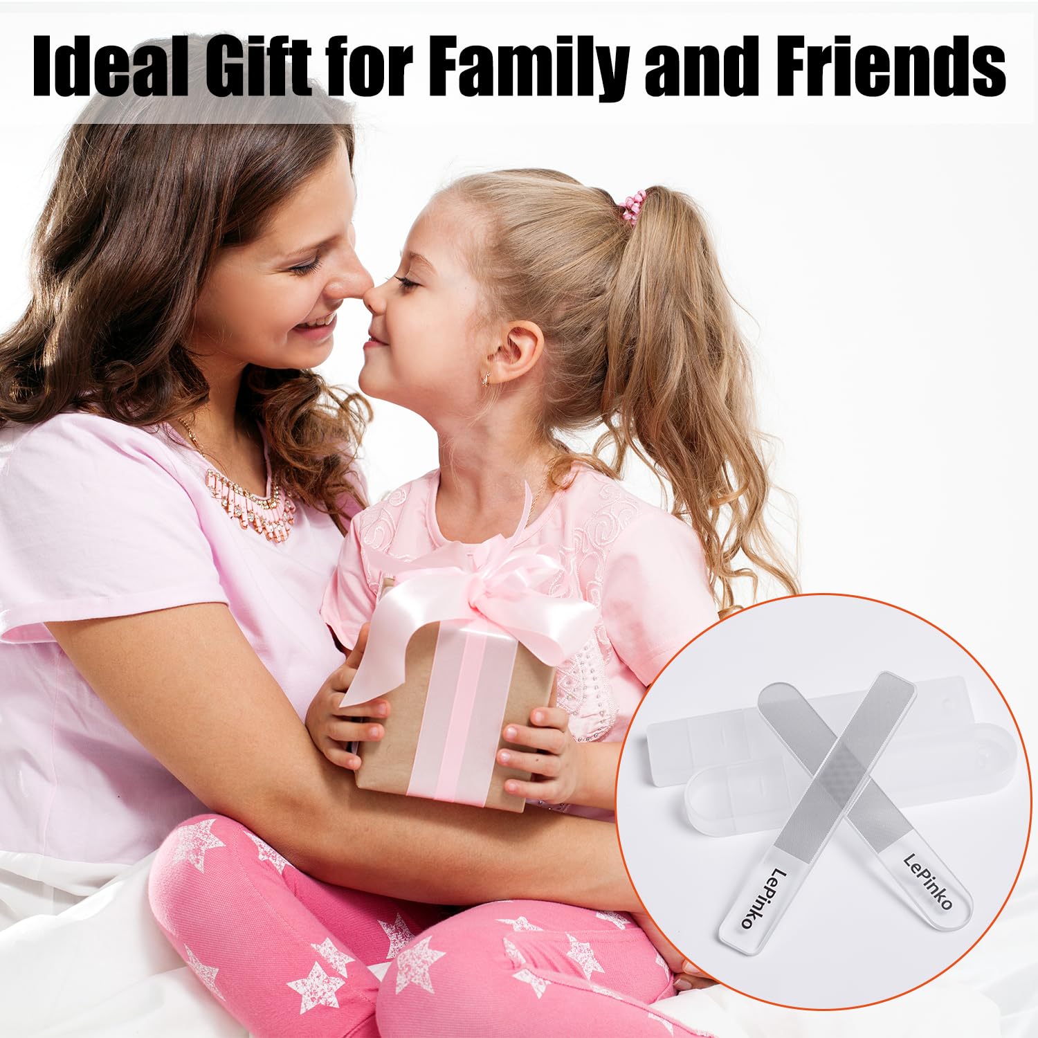 Gift-ready LePinko Nano Glass Nail Shiner Kit for family and friends
