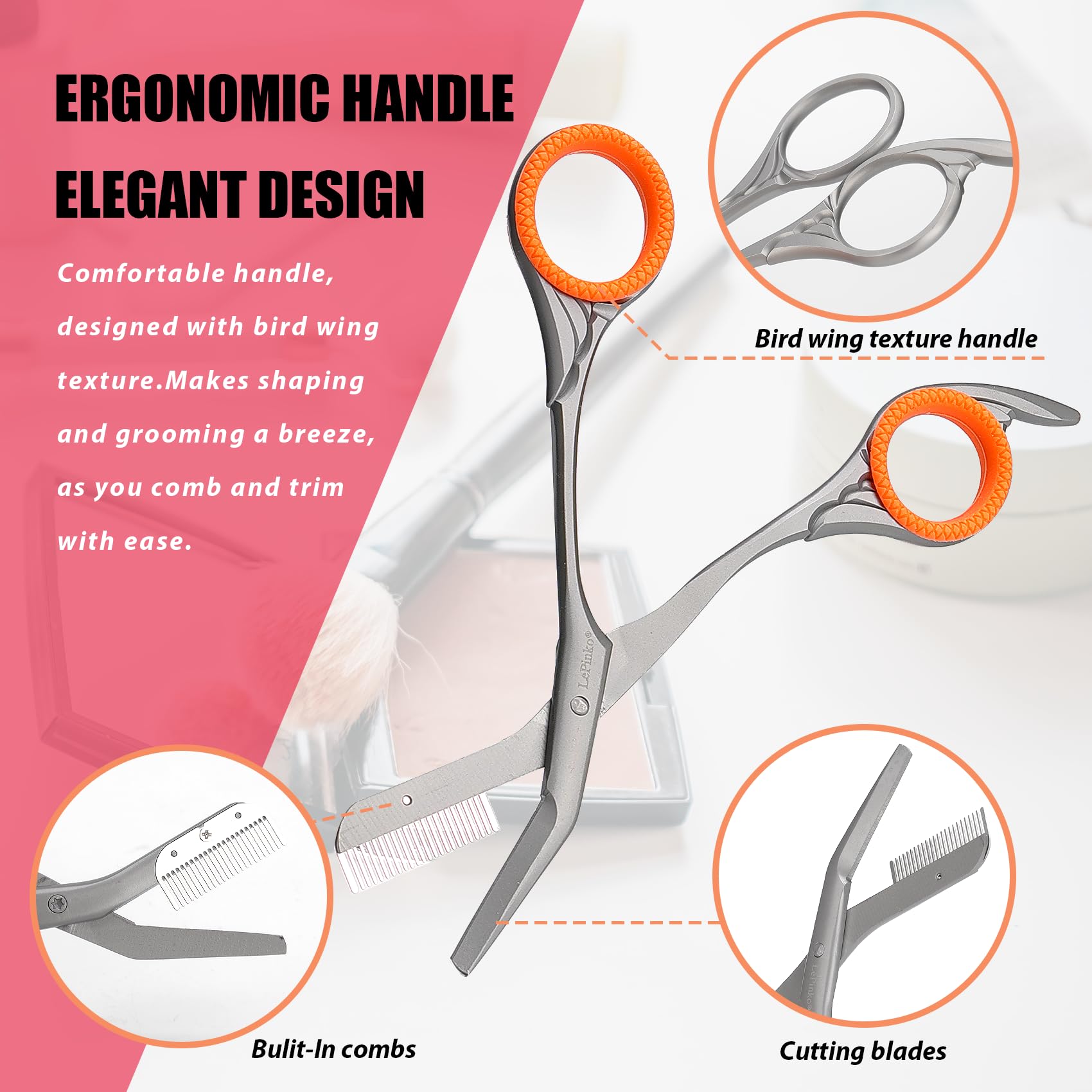 LePinko powder steel body highlights durability and sharp cutting performance