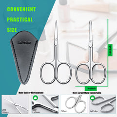 LePinko precision trimming scissors for mustache and beard detailing