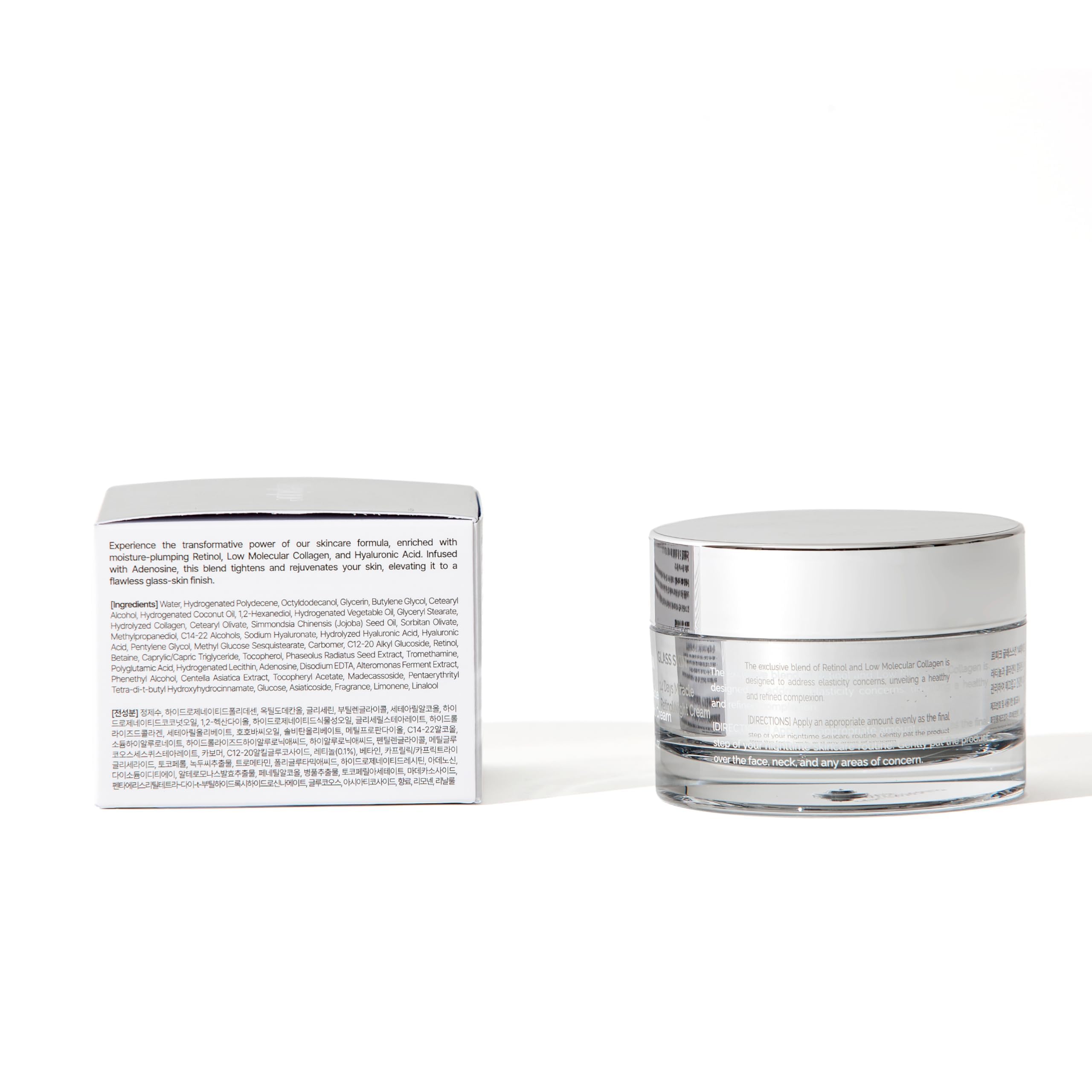 Lepique Night Cream packaging details highlight premium design and brand quality.