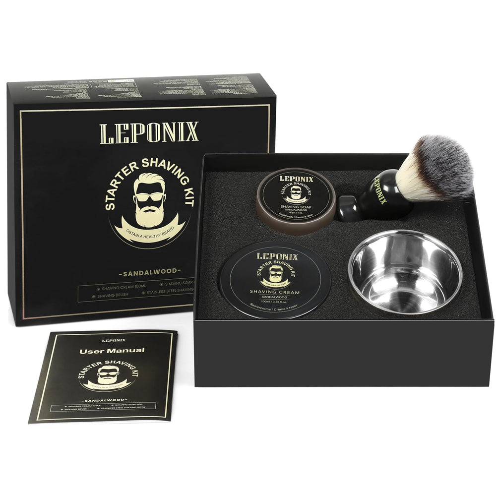 LEPONIX compact kit fits in a bathroom cabinet for daily grooming rituals.