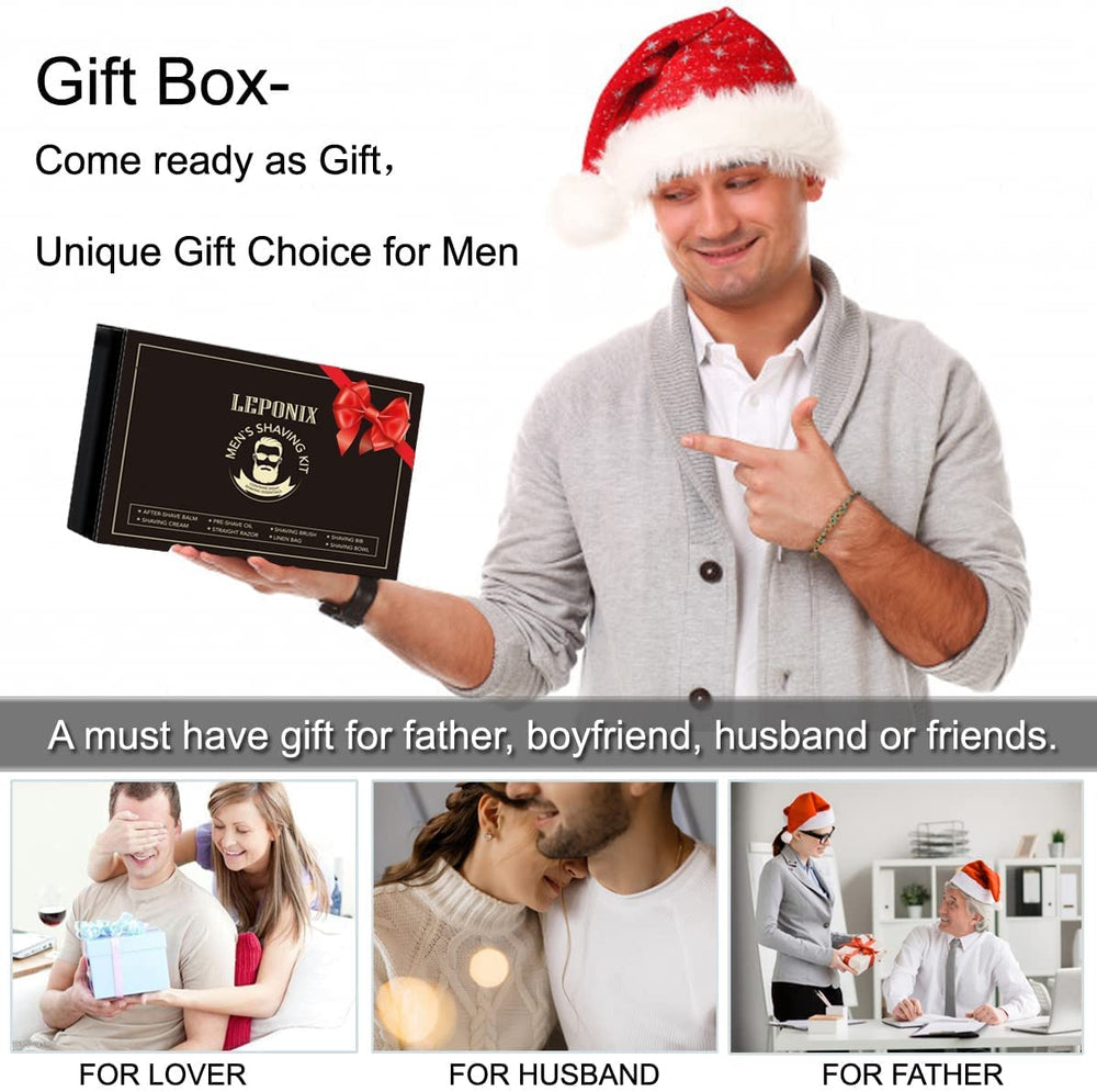 LEPONIX shaving bowl keeps grooming essentials organized