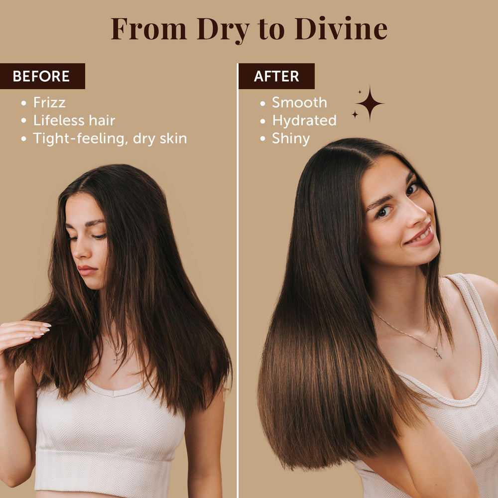 Close-up texture of argan oil delivering lightweight nourishment for all hair types