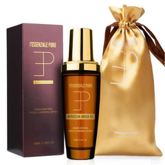 LEPURO Dubai Moroccan argan oil bottle for enhanced hair shine and hydration
