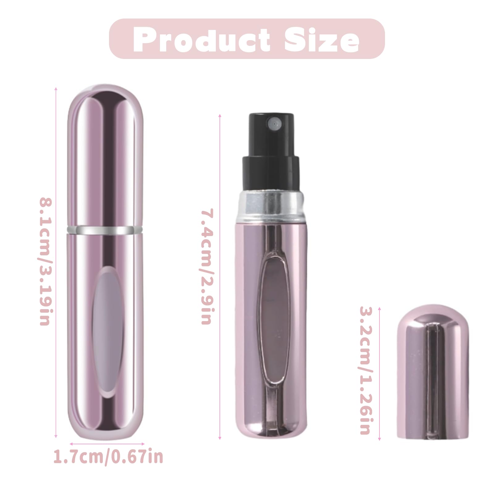 LERAO see-through window helps monitor perfume levels