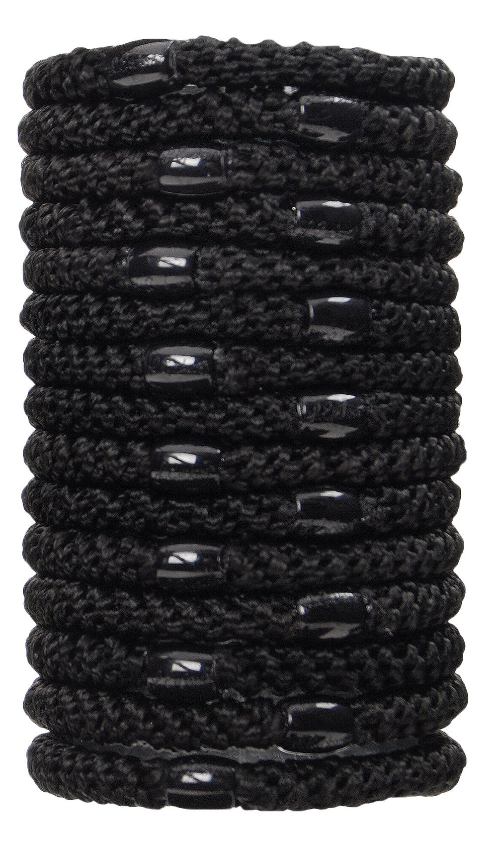 L. Erickson strong-hold elastic-core hair tie provides stay-put support.