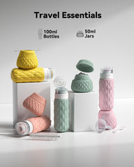 Lericttor 100ml leakproof travel bottles with X-Flow valve prevent spills