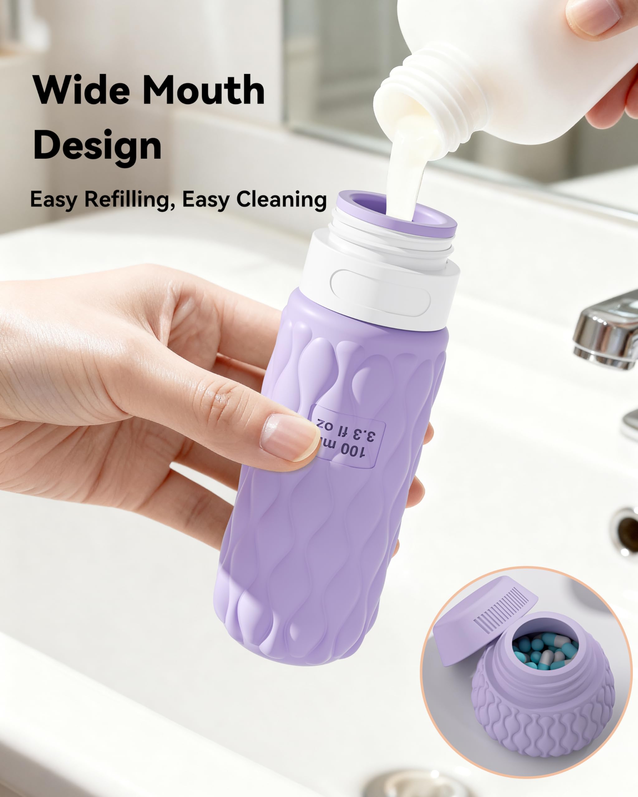 Lericttor skin-friendly silicone that's reusable and easy to clean.
