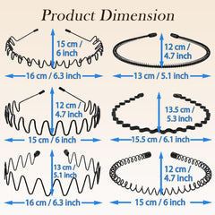 LERNOU adjustable wire headband with soft tips for comfort