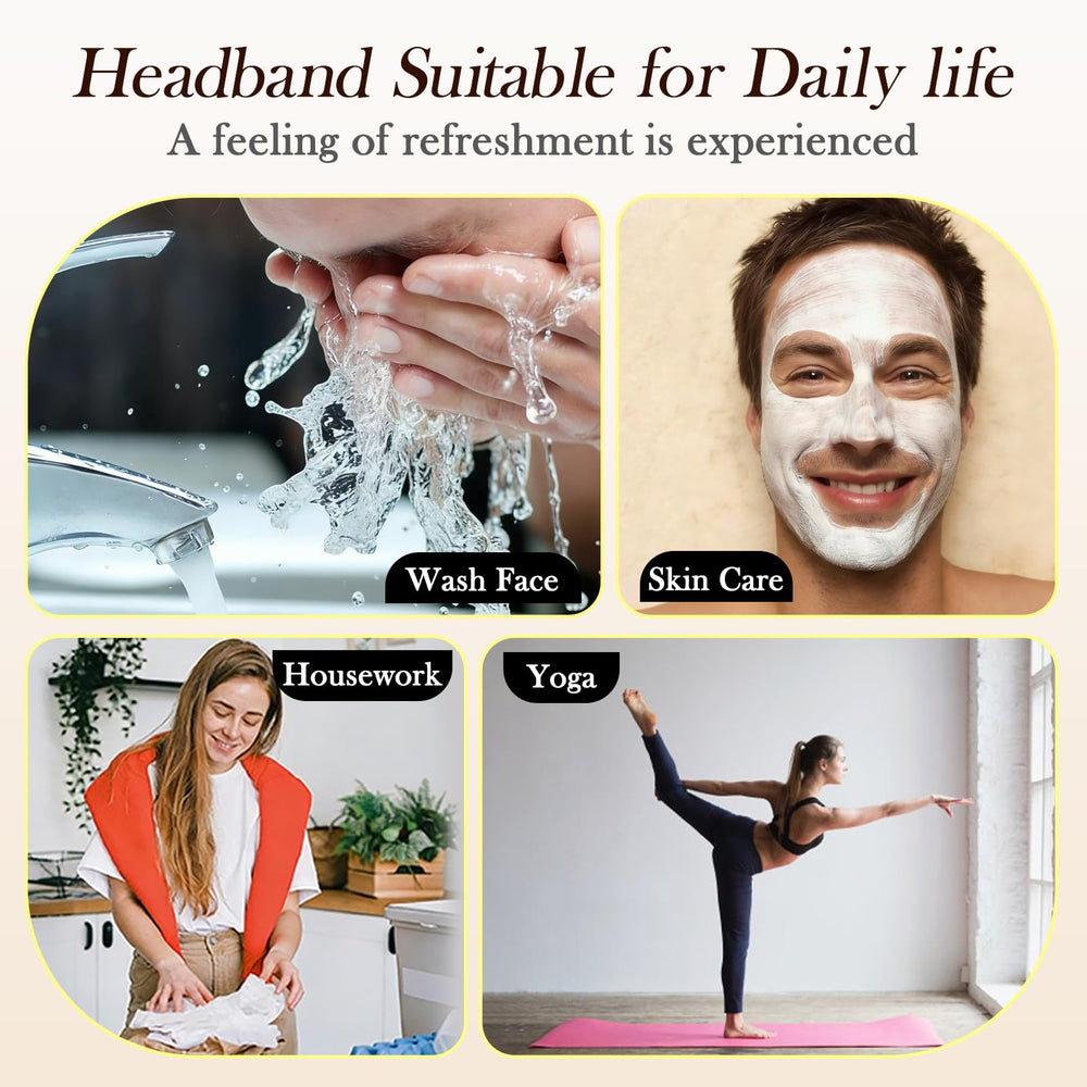 LERNOU non-slip headband keeps hair in place during activity