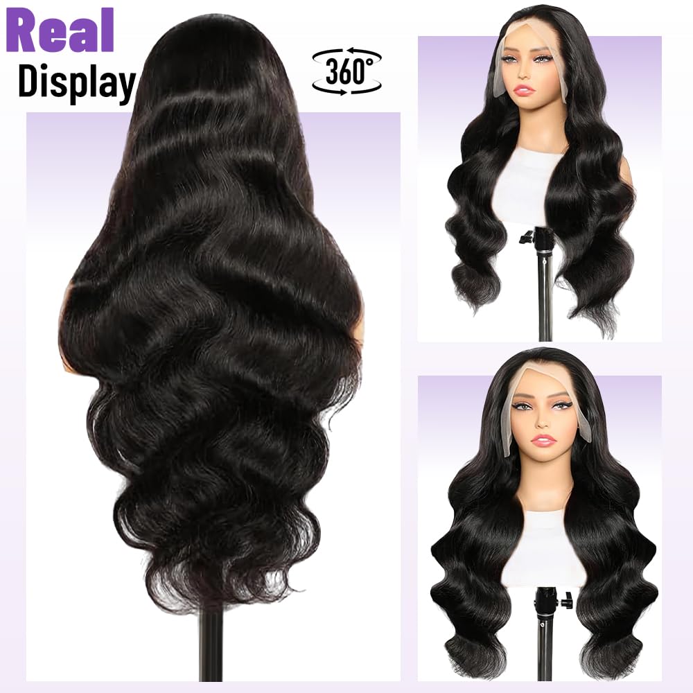 Leseater 13x6 lace front wig 200 density with versatile styling options
