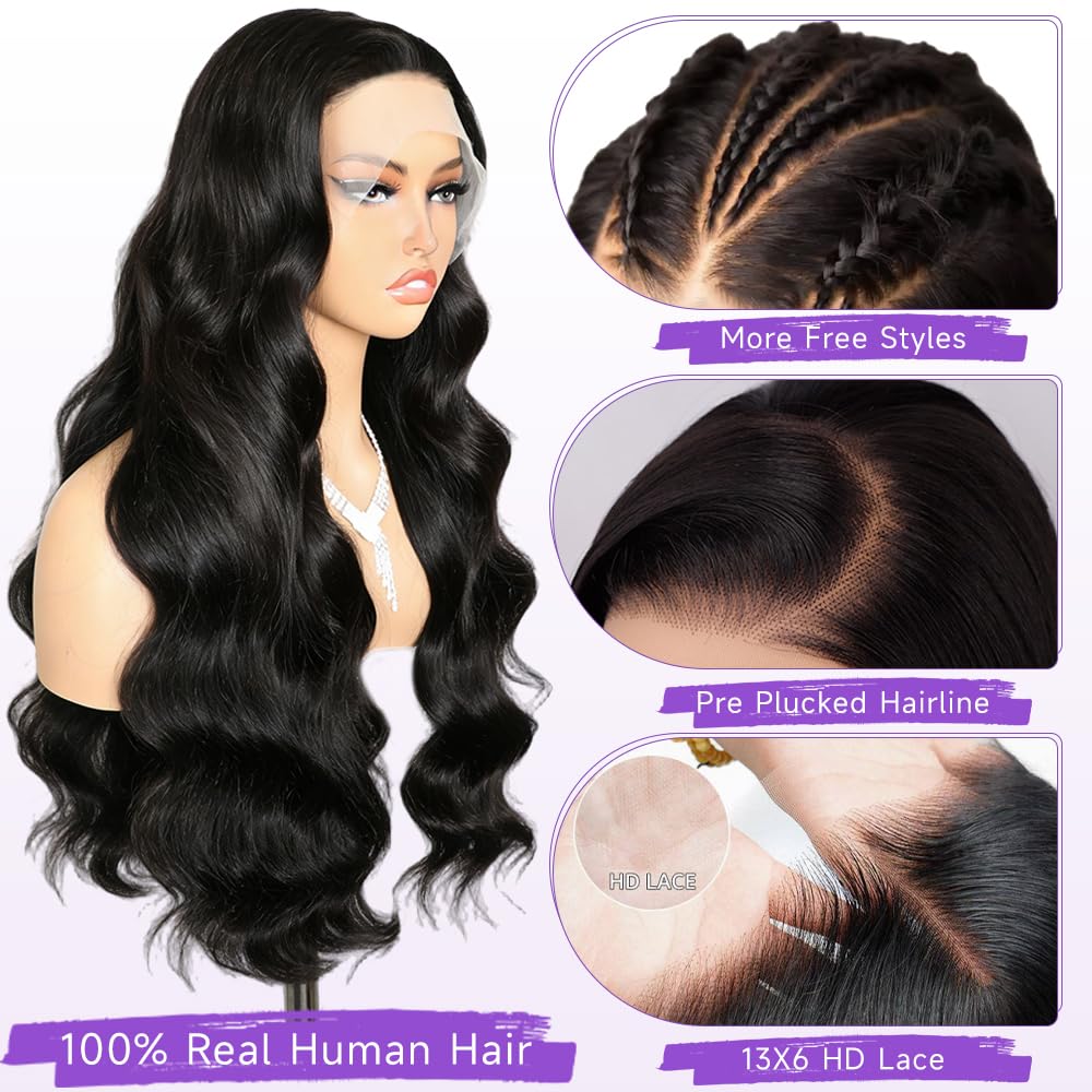 Leseater 13x6 lace front wig heat-friendly and moldable styling