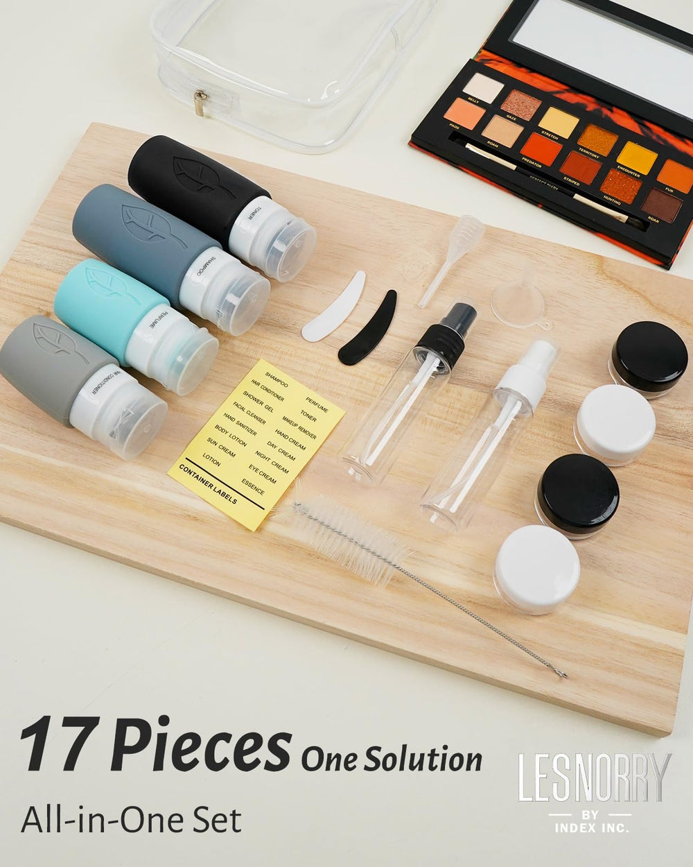 Lesnorry cleaning kit keeps bottles hygienic and ready for reuse.