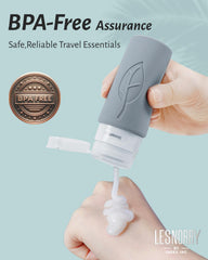 Lesnorry TSA transparent bag enables smooth airport security checks.