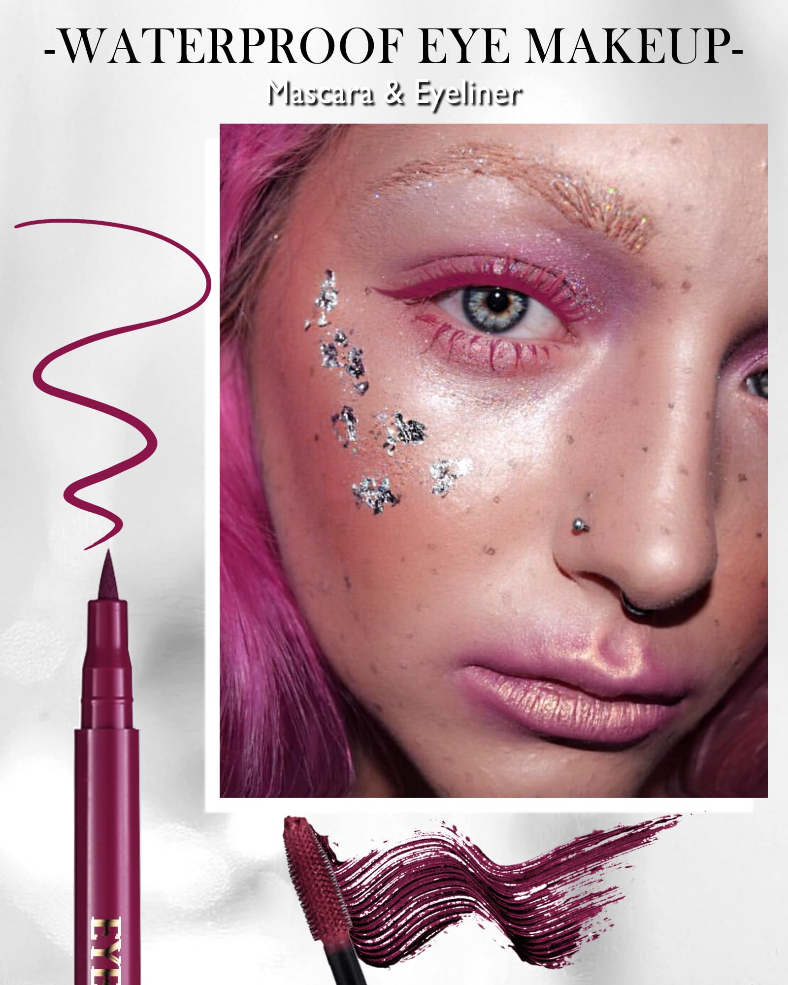 Lestpola liquid eyeliner tip close-up for precise, bold lines