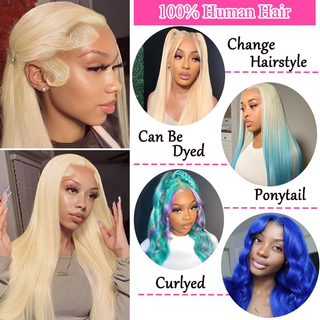 LETMIEO glueless cap wig for easy secure fit