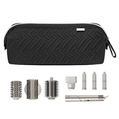 Leudes travel bag padded interior protects wands and dryer during journeys.