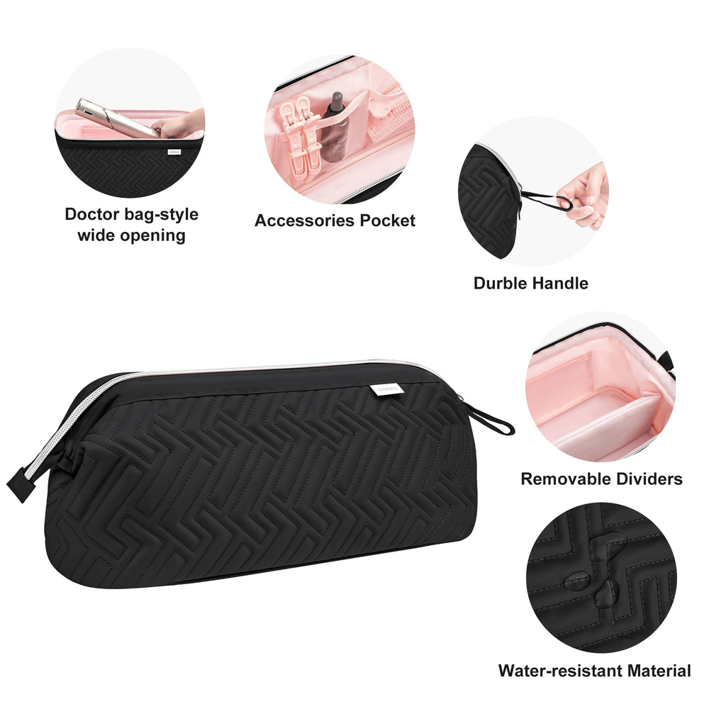 Leudes travel bag with two pockets for organized small accessories.