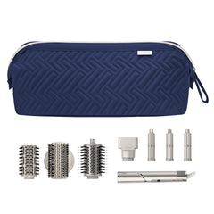 Leudes padded interior divider cushions curling wand and dryer attachments during transit