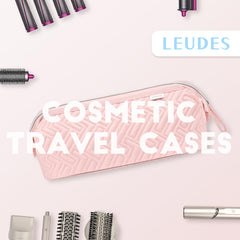 Leudes travel bag interior with padded divider protects your tools.