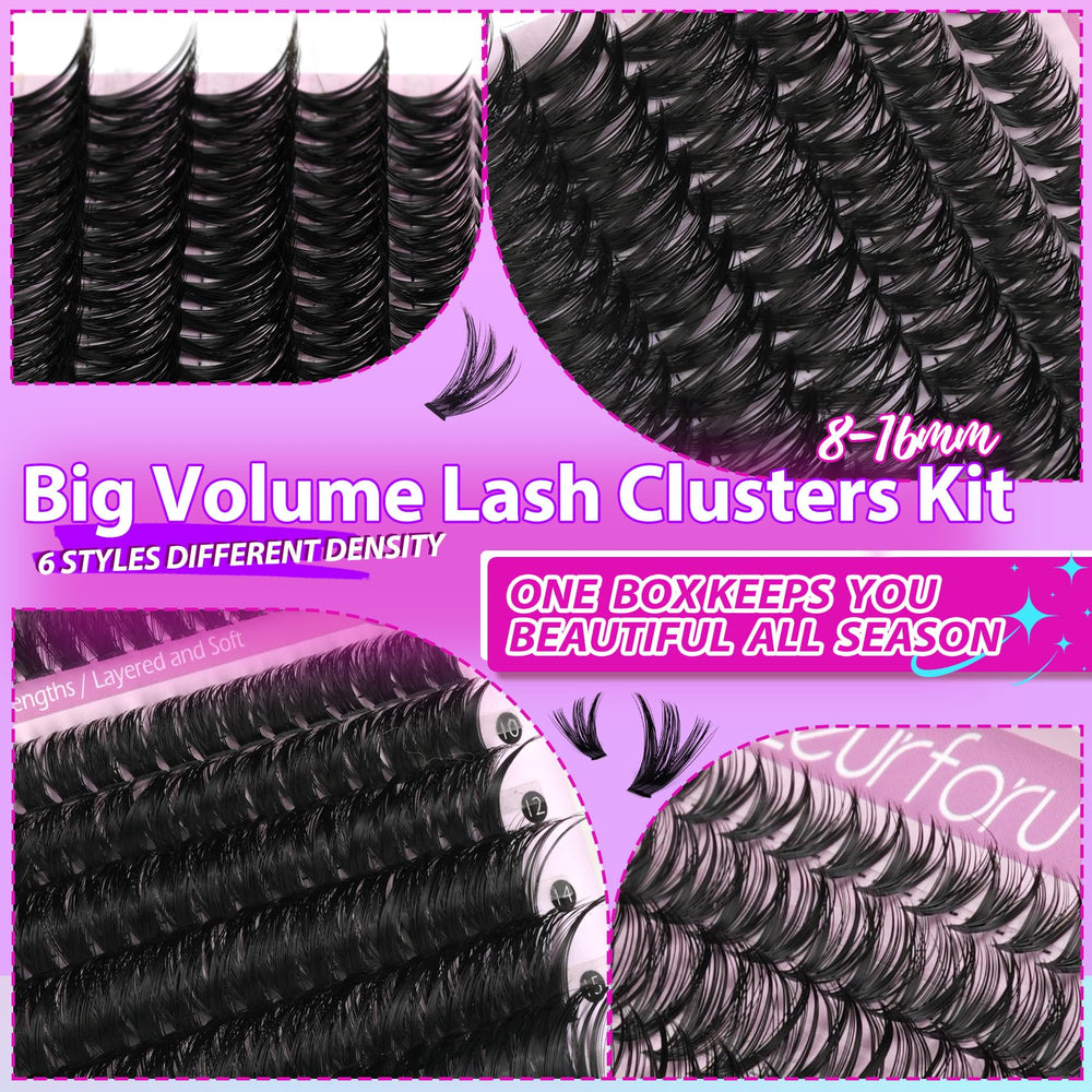 Beginner-friendly application promotes quick, natural-looking lashes at home.