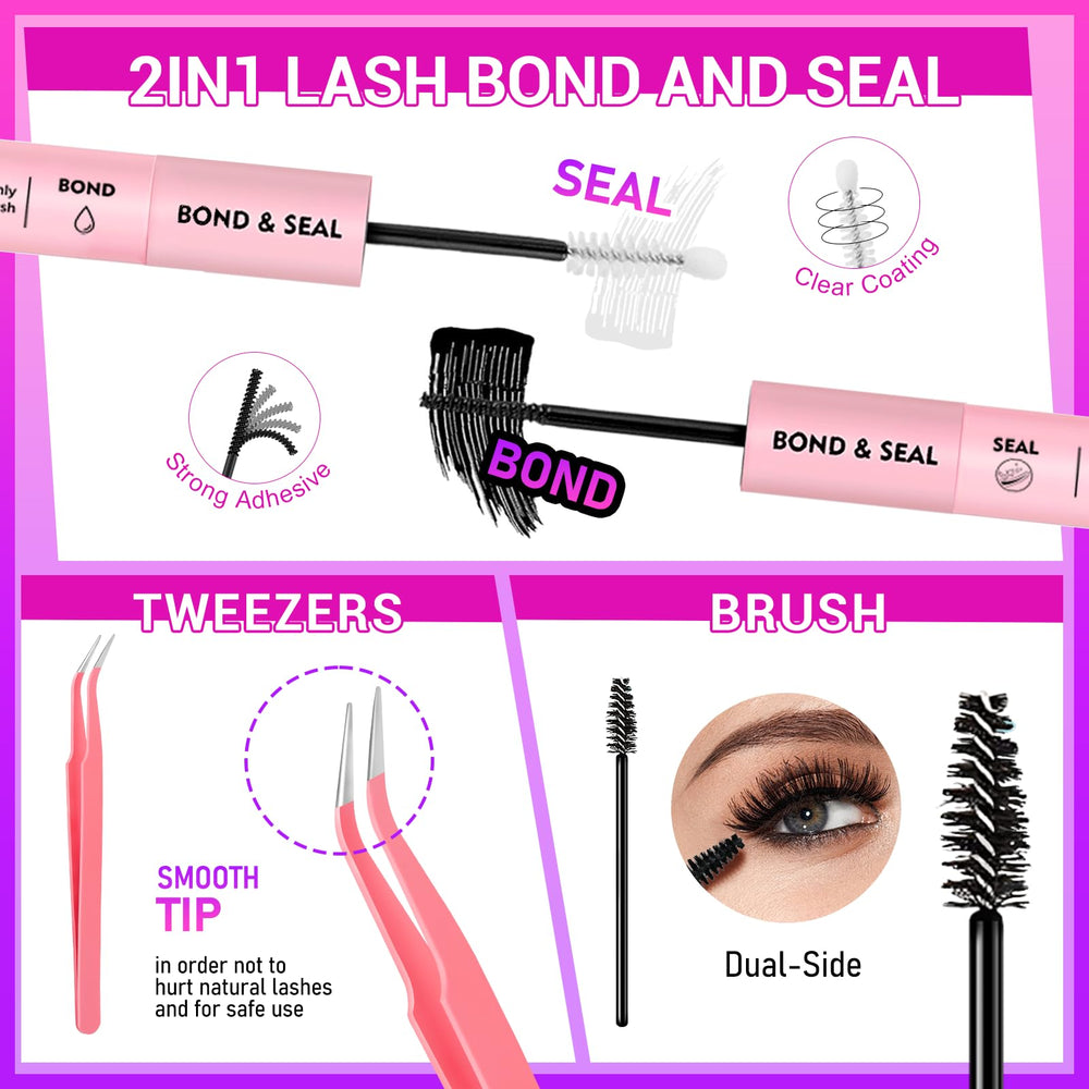 Natural C curl lengths range 8-16mm for seamless real-look lashes.