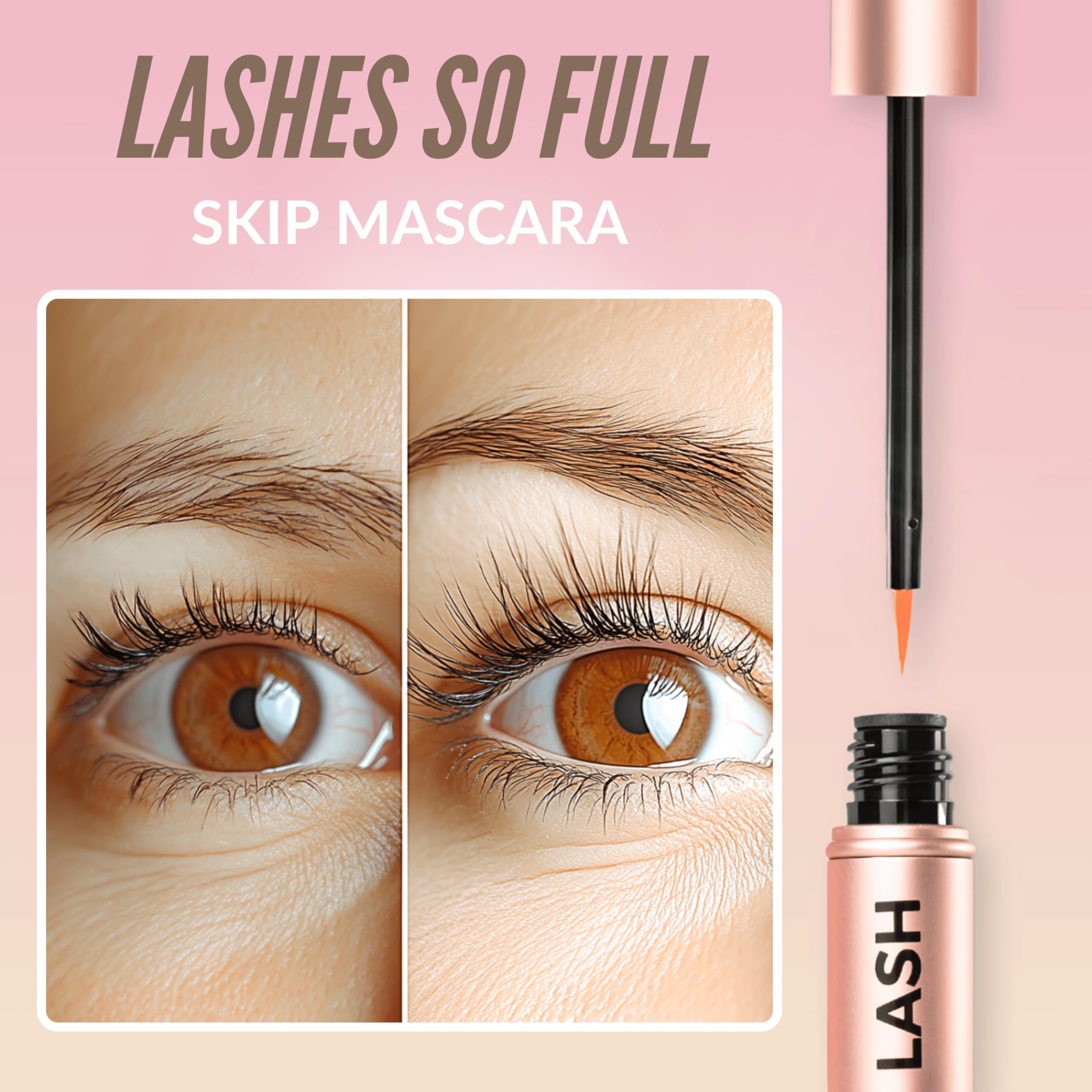 LeVaye Show Lash Serum packaging box highlights cruelty-free branding