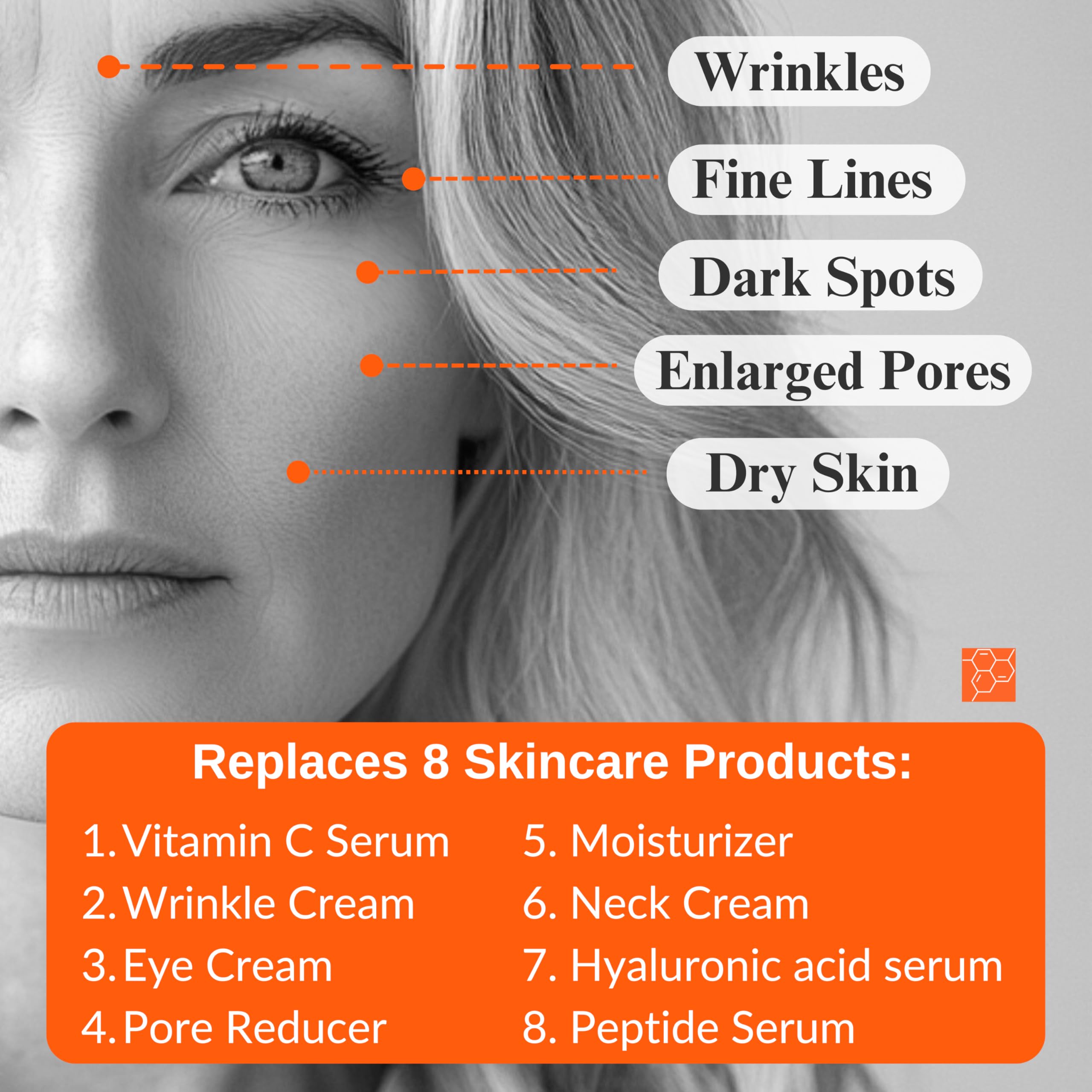 LeVaye Vitamin C Serum packaging emphasizes premium tube.