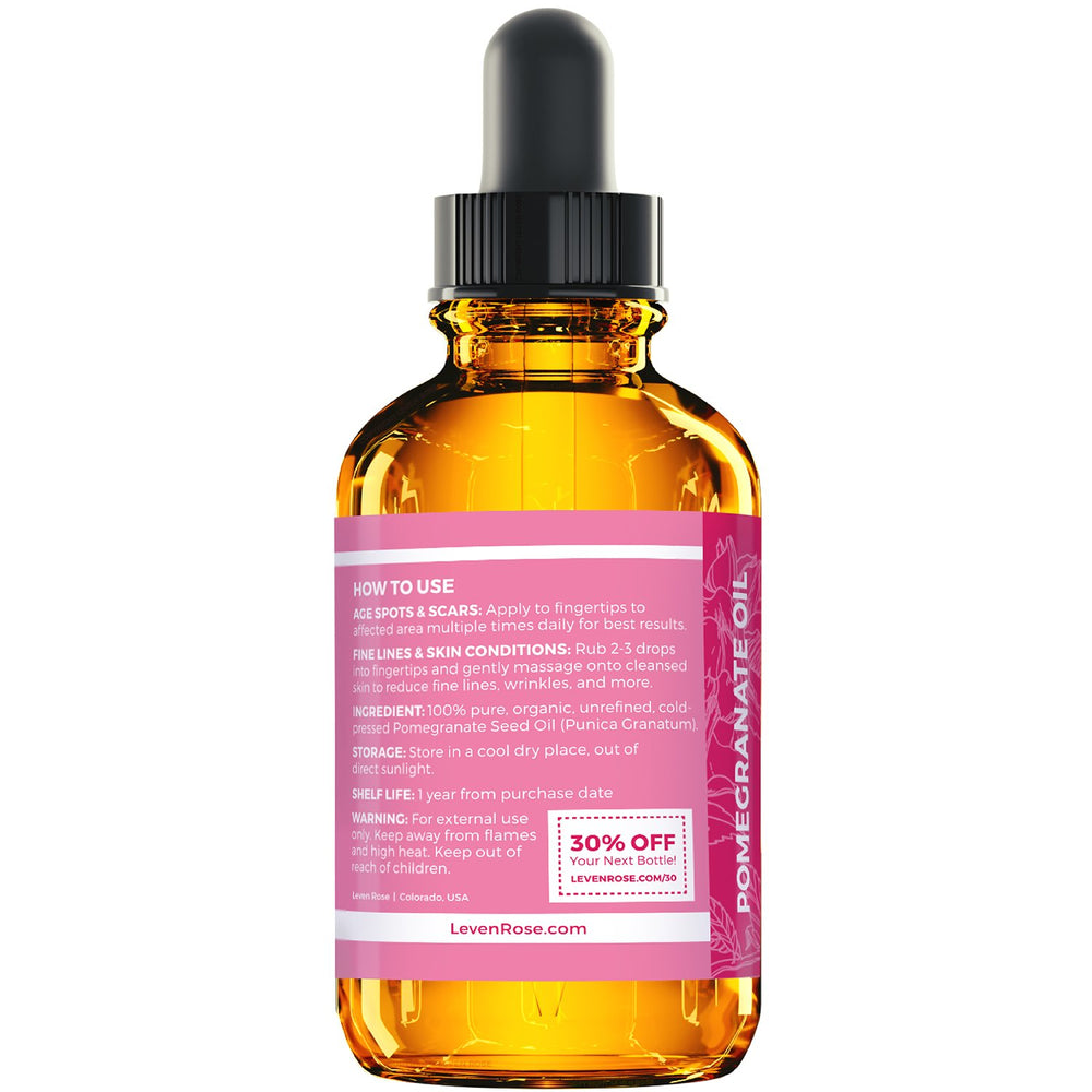 Leven Rose Aceite Granada, cabello con brillo natural tras aplicar