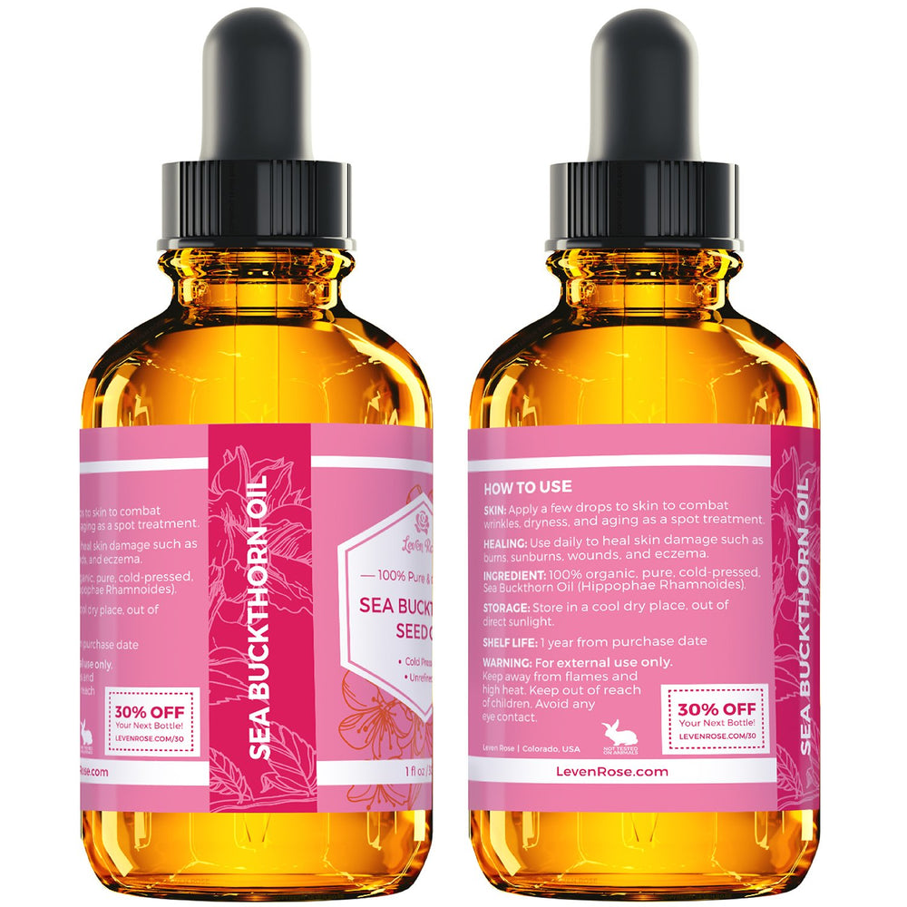 Cuidado de piel y uñas con Leven Rose Sea Buckthorn